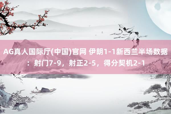 AG真人国际厅(中国)官网 伊朗1-1新西兰半场数据：射门7-9，射正2-5，<a href=